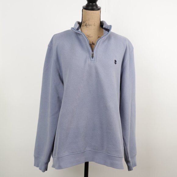 IZOD Men's half zip Pullover sweater XL - Picture 4 of 7